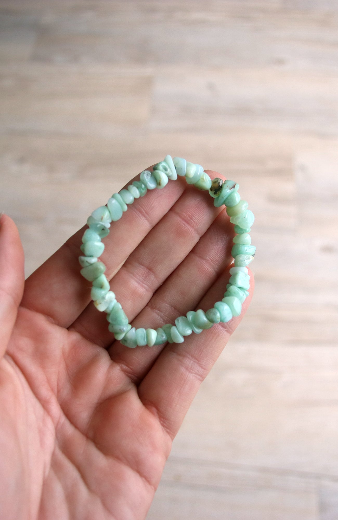 Chrysoprase Chip Bracelet